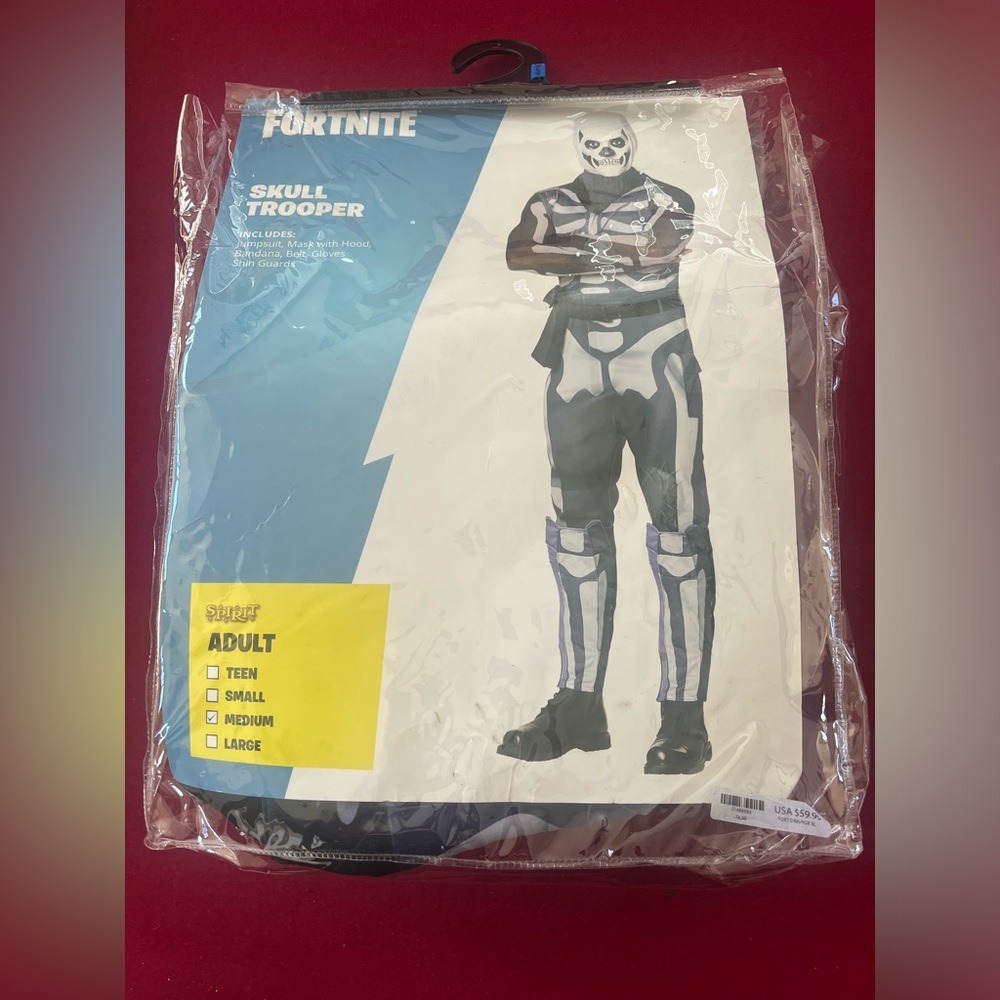 Men's Halloween FORTNITE Skull Trooper